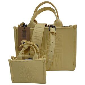 Steve Madden Butter Yellow Adjustable Crossbody Bag Preppy Minimalist Y2K Trendy